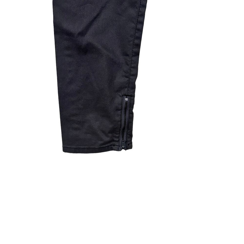 G by Guess Xeelan Blocked Moto Skinny Gray Jean size 28 Zip Ankles - Picture 3 of 9